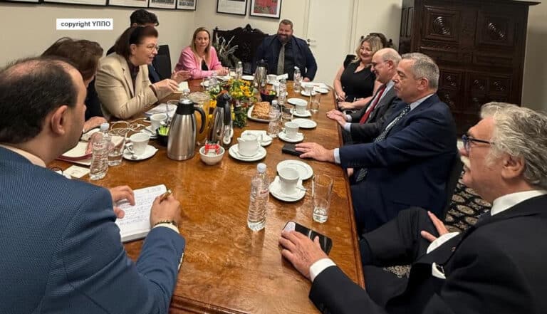 Συνάντηση εργασίας της υπ. Πολιτισμού, Λ. Μενδώνη, με την ηγεσία του Παγκοσμίου Οργανισμού Εβραϊκών Αποκαταστάσεων